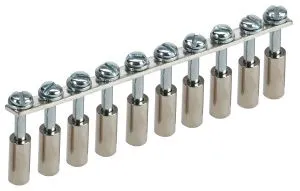 Перемычка в сборе для колодки клеммной CTS 6мм2 10PIN IEK YCT10-00-K03-006-A-10P