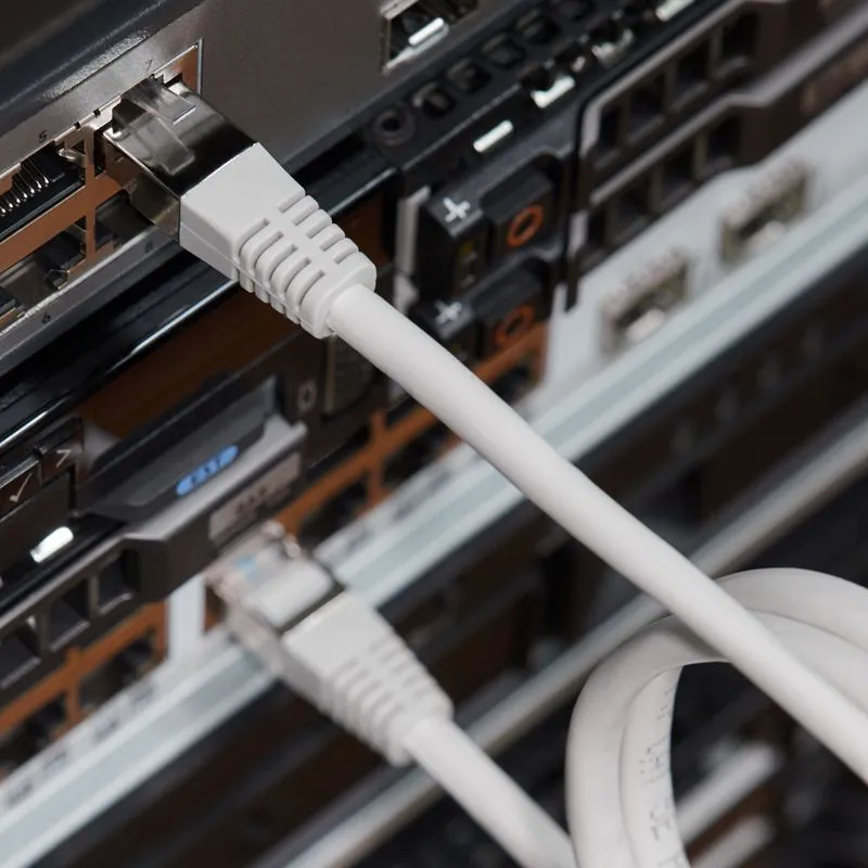 Шнур коммутационный, патч-корд F/UTP RJ45-RJ45, CAT 5e, LSZH серый, 1м REXANT - Фото 5