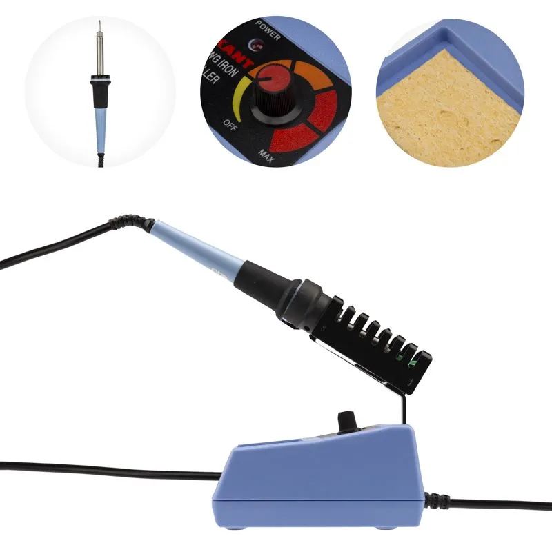 Паяльная станция (паяльник), модель R098, 48Вт, 230В, 160-480°C REXANT - Фото 3