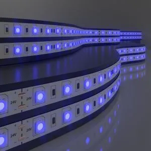 Лента светодиодная 24V 14,4W 60Led 5050 IP65 синий, 5м Elektrostandard a052976