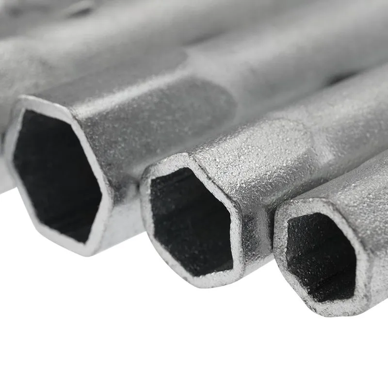 Набор ключей-трубок торцевых 8х17мм, вороток, оцинкованные, 6 шт REXANT - Фото 2