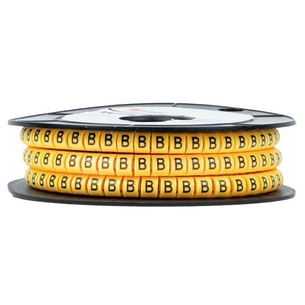 Маркер кабельный 6,0 мм2 "B" (350 шт.) (ЕС-3) EKF