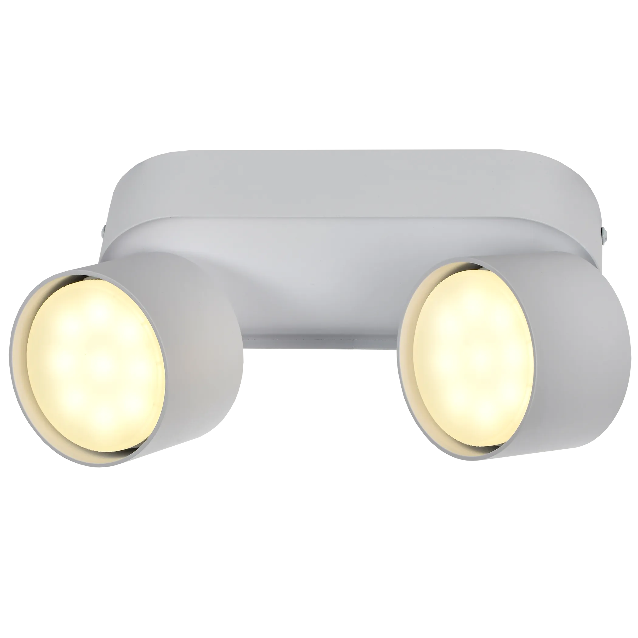 LIGHTING Светильник 4042 настенно-потолочный под лампу 2хGX53 белый IEK - Фото 3