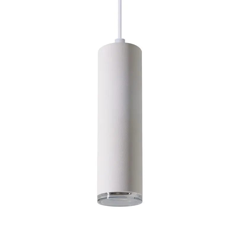 Подвесной светильник WOLTA WSL-GU10/P14W AQUA под лампу GU10 IP44 Белый матовый φ60*200mm WSL-GU10/P14W