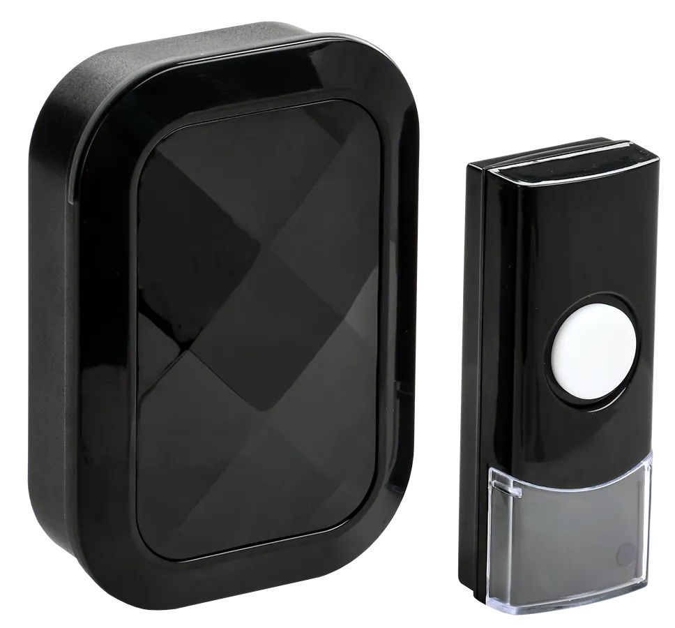 Звонок беспроводной ДЗБ3-36М (36 мелодий) черный IEK