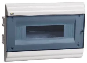PRIME Корпус пластиковый ЩРВ-П-12 модулей встраиваемый белый IP41 IEK MKP82-V-12-41-10