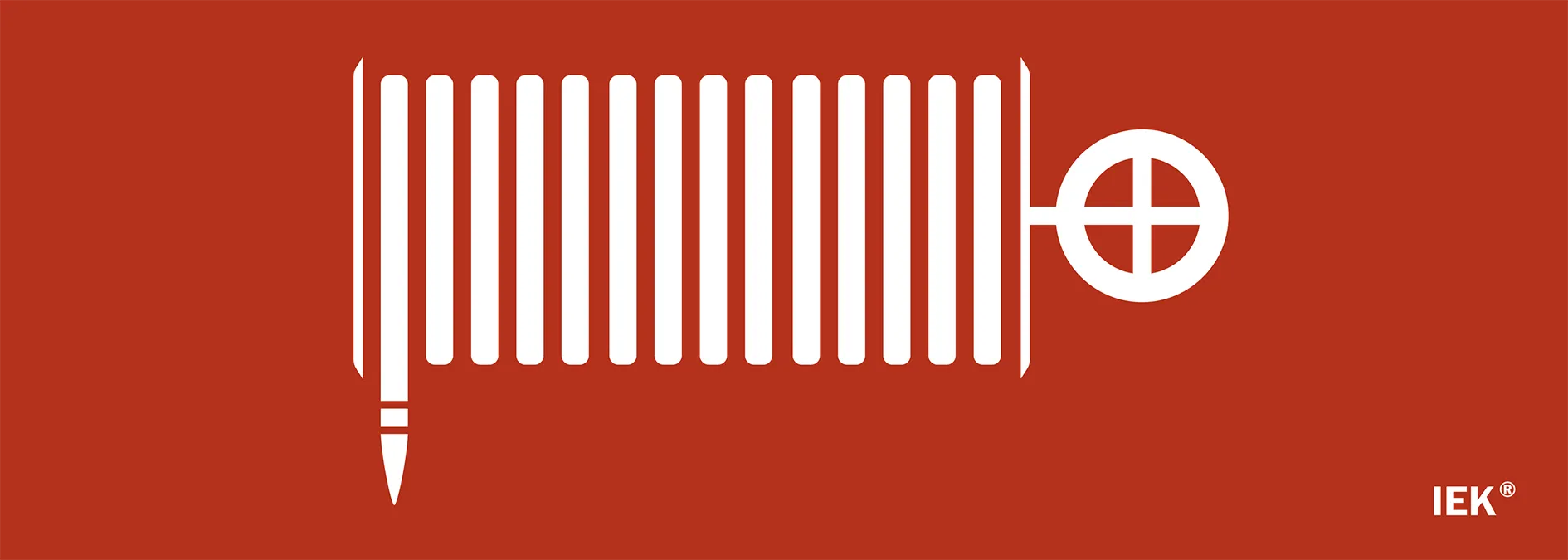 Этикетка самоклеящаяся 280х100мм "Пожарный кран" IEK