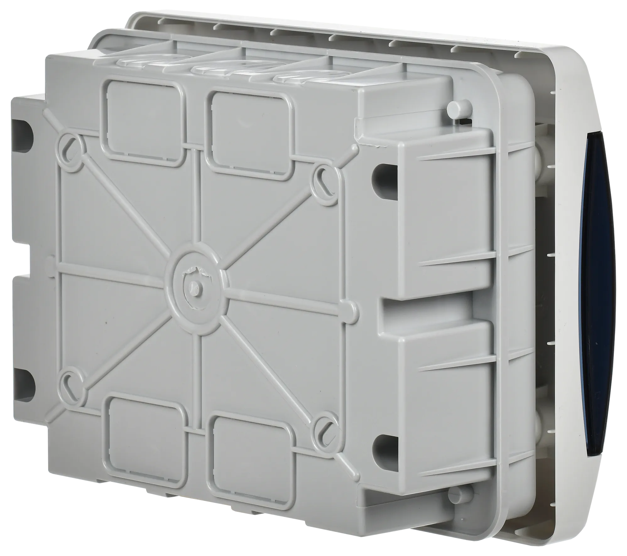 UNION Compact Корпус пластиковый ЩРВ-П-8 IP41 черная прозрачная дверь IEK - Фото 4