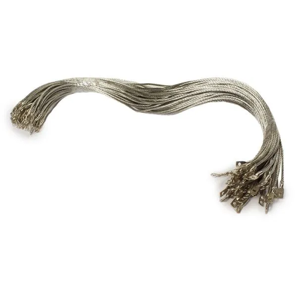 Проводник заземляющий  П-750 S=6 мм (с двумя након.) ЗЭТАРУС