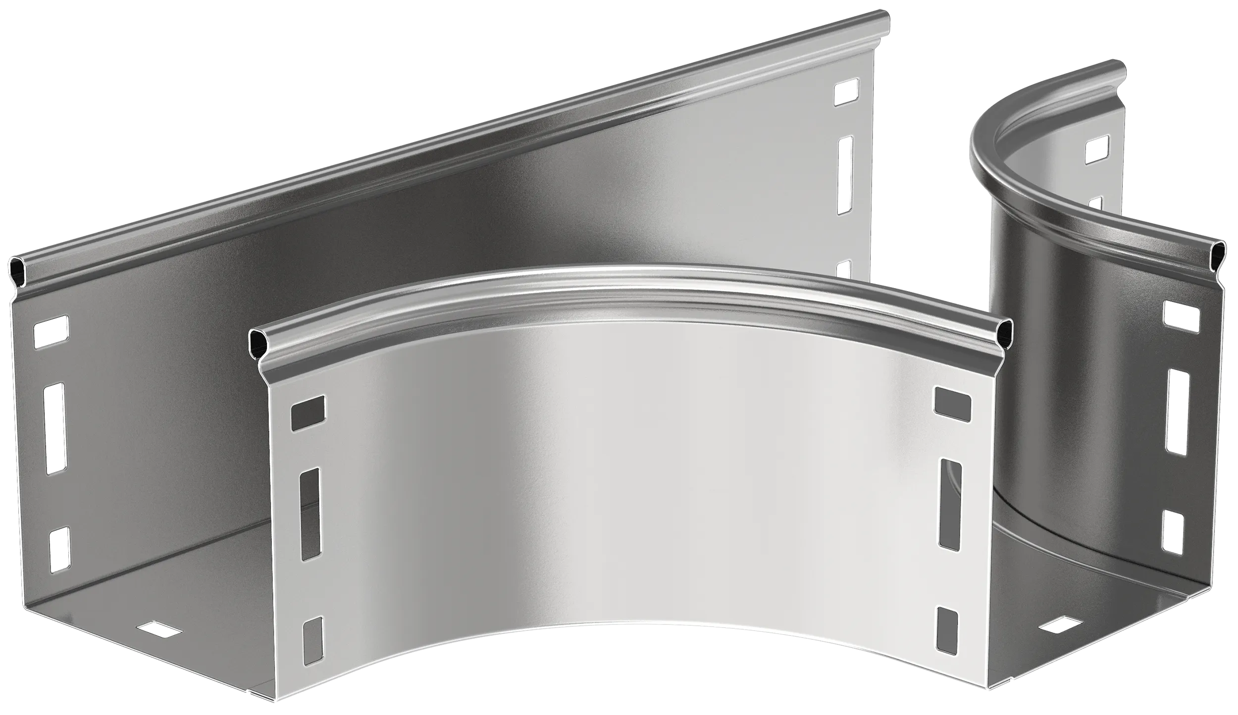 ESCA Разветвитель Т-образный плавный тип Г01 100х100мм IEK CRT01-0-100-100