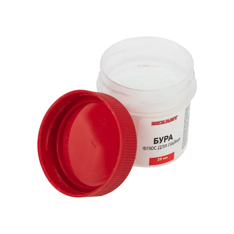 Флюс для пайки, БУРА, 20г, банка REXANT - Фото 3