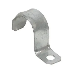 Скоба метал. однолапковая d25-26 мм (10 шт) EKF PROxima sm-1-25-26-r