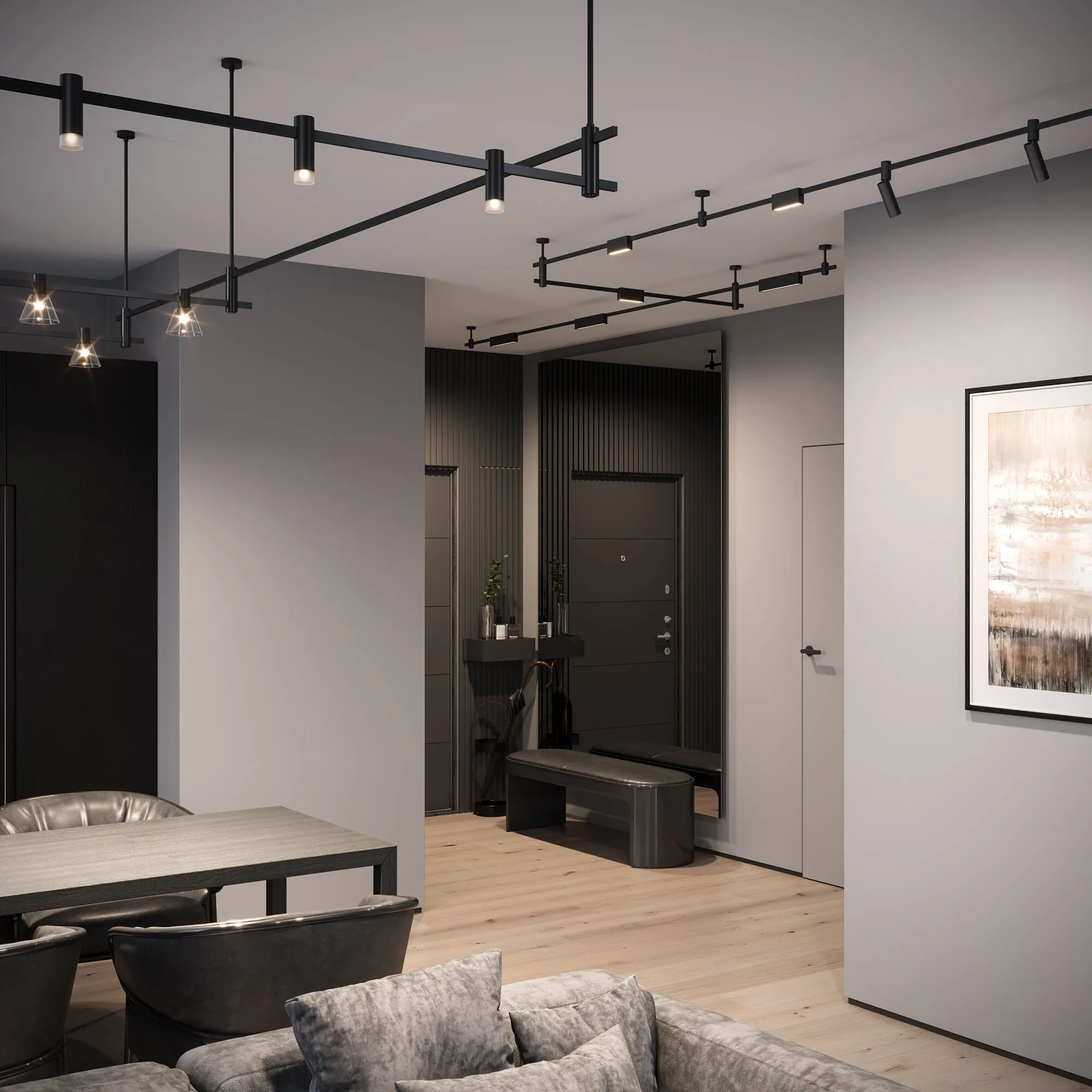 Esthetic Magnetic Декоративная стойка с вводом питания h124mm SMALL 85141/00 - Фото 4