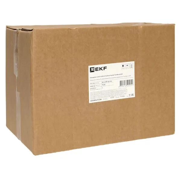 Рубильник 630A 4P реверсивный без рукоятки управления TwinBlock EKF - Фото 6