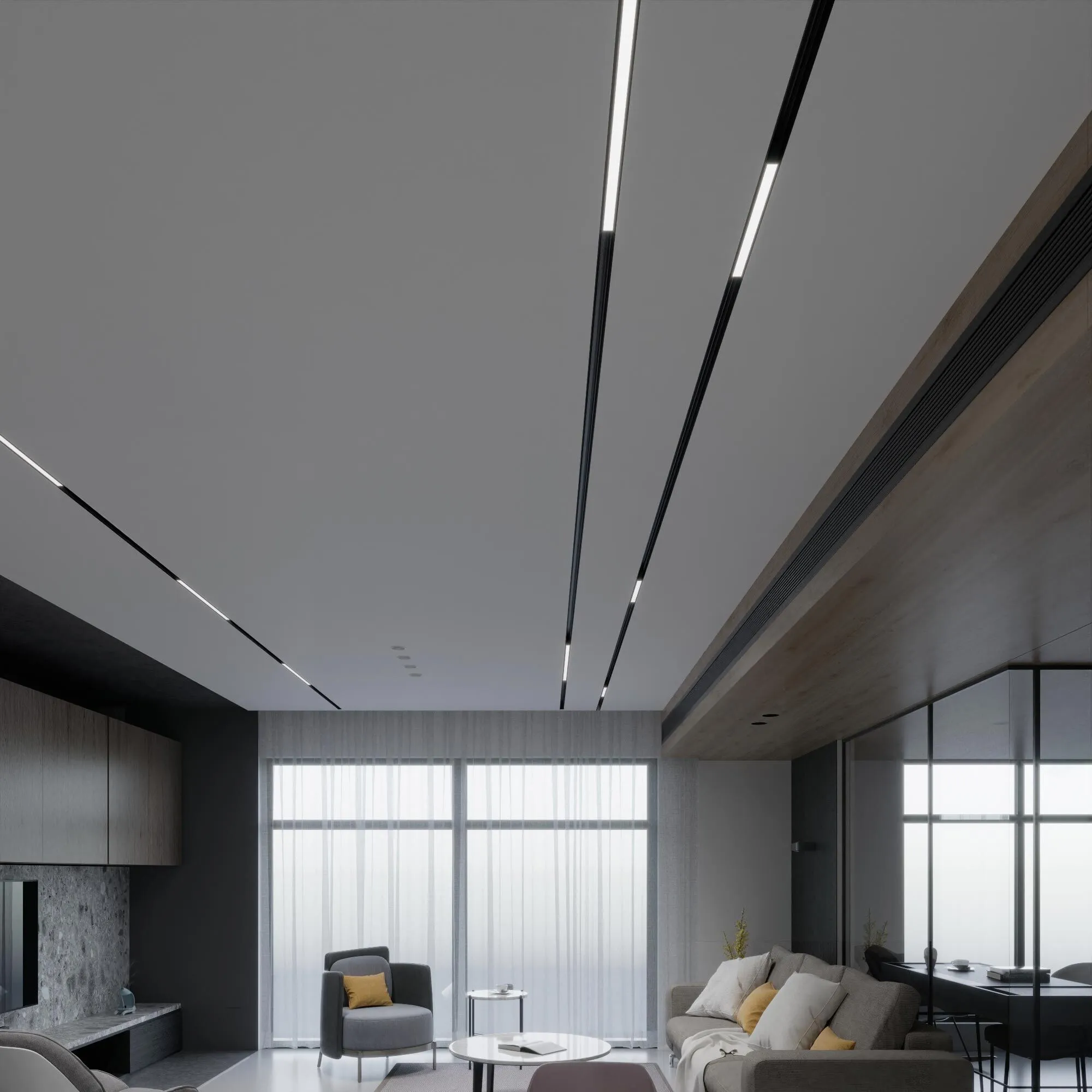 Slim Magnetic Умный трековый светильник 30W 2700-6500K Dim L03 (чёрный) 85080/01 Elektrostandard - Фото 3