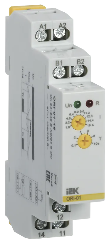 Реле контроля тока ORI 1,6-16А 24-240В AC/24В DC IEK
