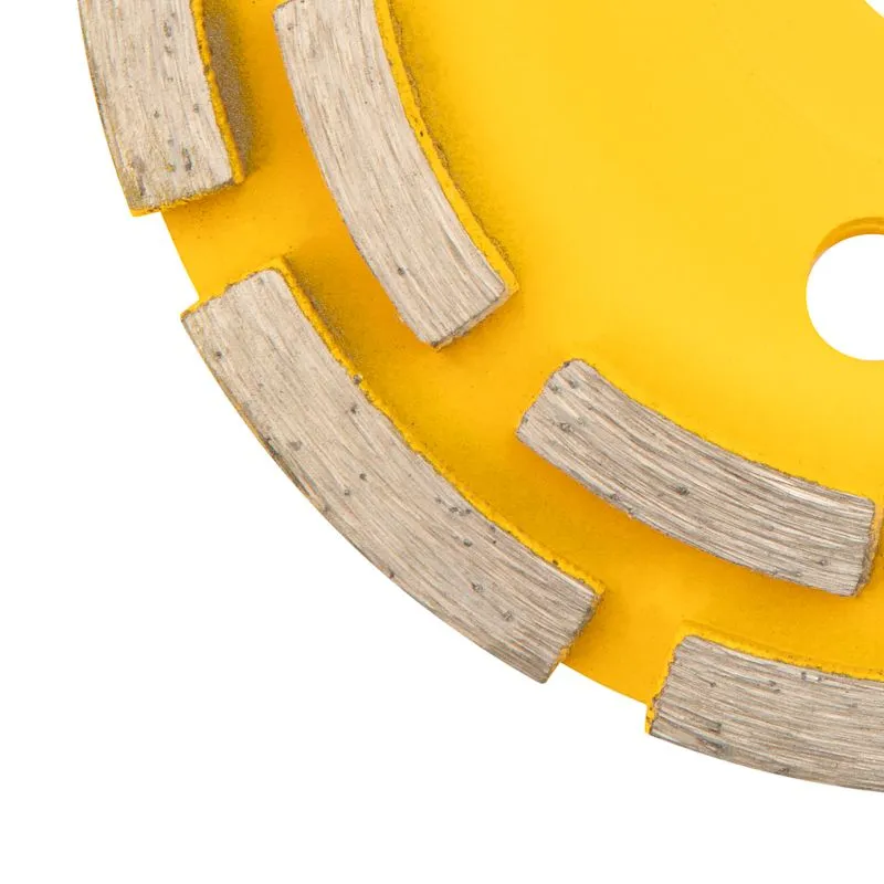 Чашка алмазная шлифовальная 2-ряд 125х22.2 мм Kranz - Фото 2