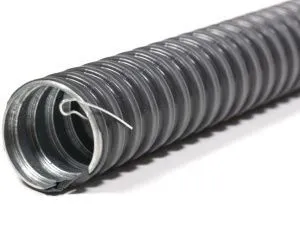 Металлорукав в ПВХ изоляции МРПИ НГ  50  (20 м/уп.) черный с протяжкой ГОФРОМАТИК (ЗЭТАРУС) zeta44410