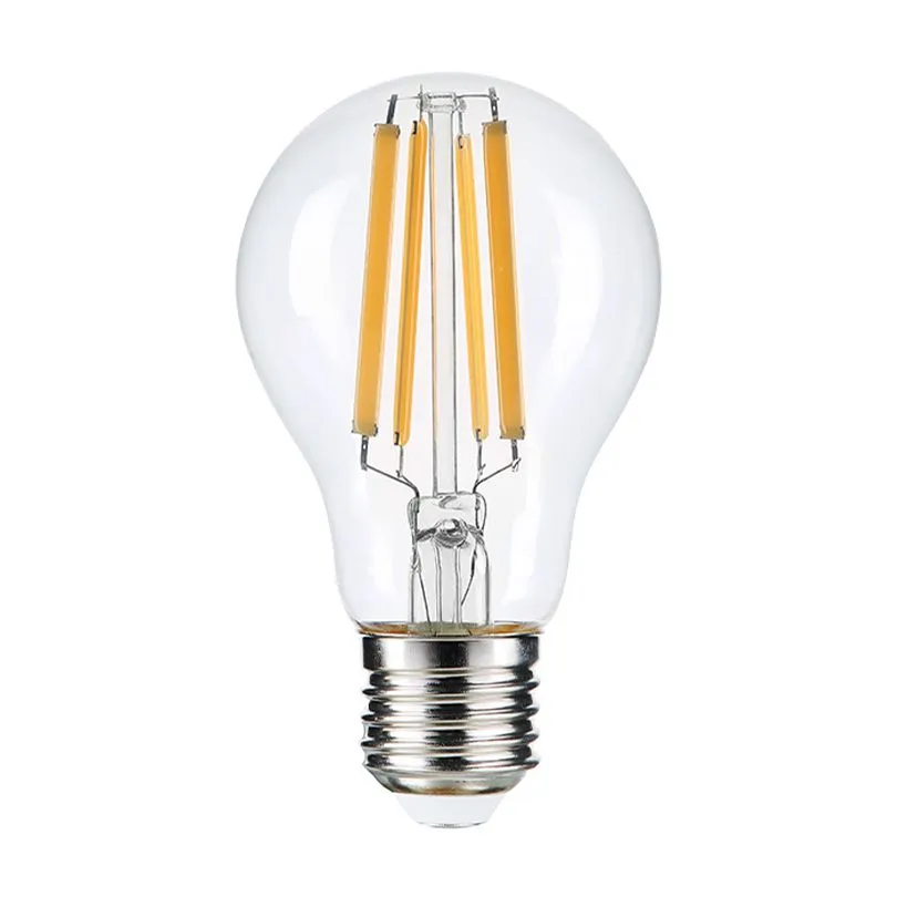 Светодиодная лампа WOLTA Filament, AC 220-240В, 50/60 Гц, прозрачное стекло,  "Груша",  A60, E27, 20 Вт, 1800 лм, 3000 К, 1/10/100