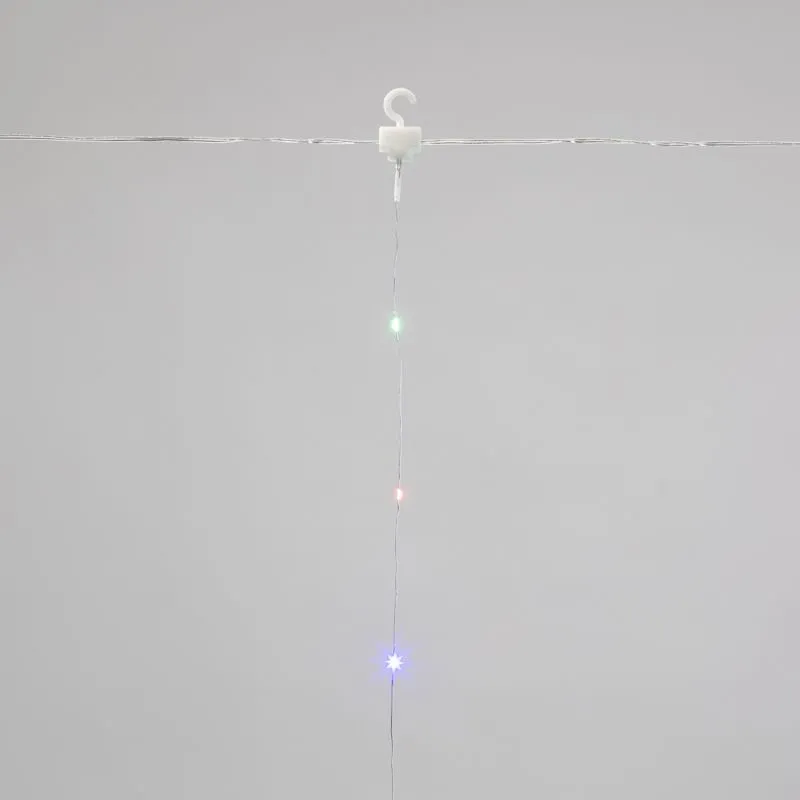 Гирлянда Светодиодный дождь из росы 3х3 м, мультиколор, USB + пульт управления NEON-NIGHT - Фото 3