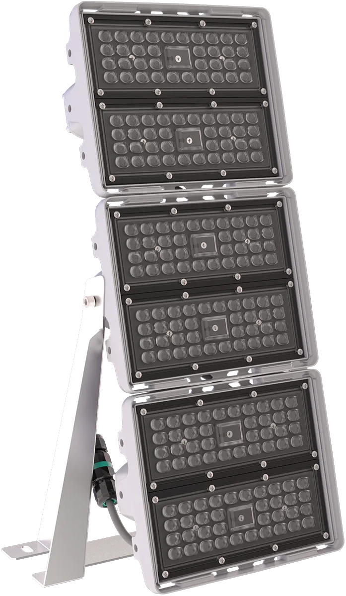 Светильник L-pixel 3/banner/150/К15/740/(R5)/05/MT-KM/I1-C3/220AC IP66 RAL7035 LEDEL PX150-41416-123-182