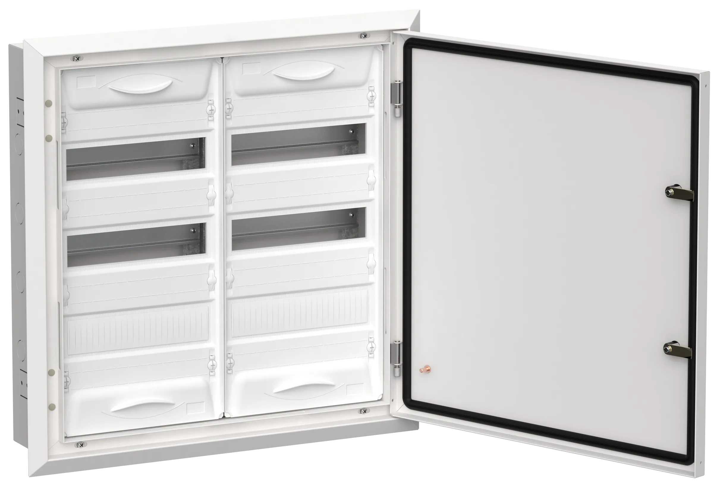 TITAN 5 Корпус металлический ЩРв-72 (2х36) 630х625х130мм IP31 белый (одна дверь) IEK