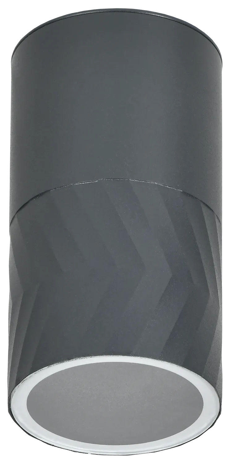 LIGHTING Светильник уличный 5110 потолочный под лампу GU10 IP65 серый IEK LT-UPU0-5110-GU10-1-K03