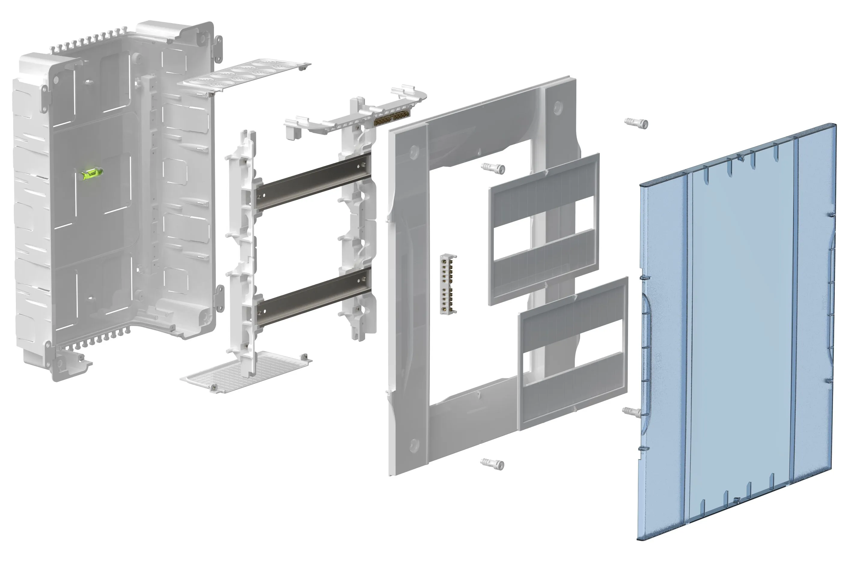 KREPTA 5 Корпус пластиковый ЩРВ-П-24 белая дверь IP40 IEK - Фото 3