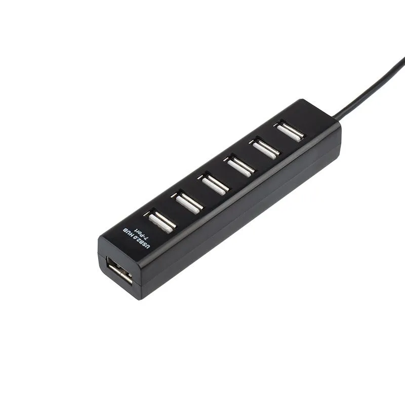 Разветвитель USB на 7 портов черный REXANT - Фото 4
