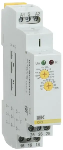 Реле задержки выключения ORT 2контакта 230В AC IEK ORT-B2-AC230V