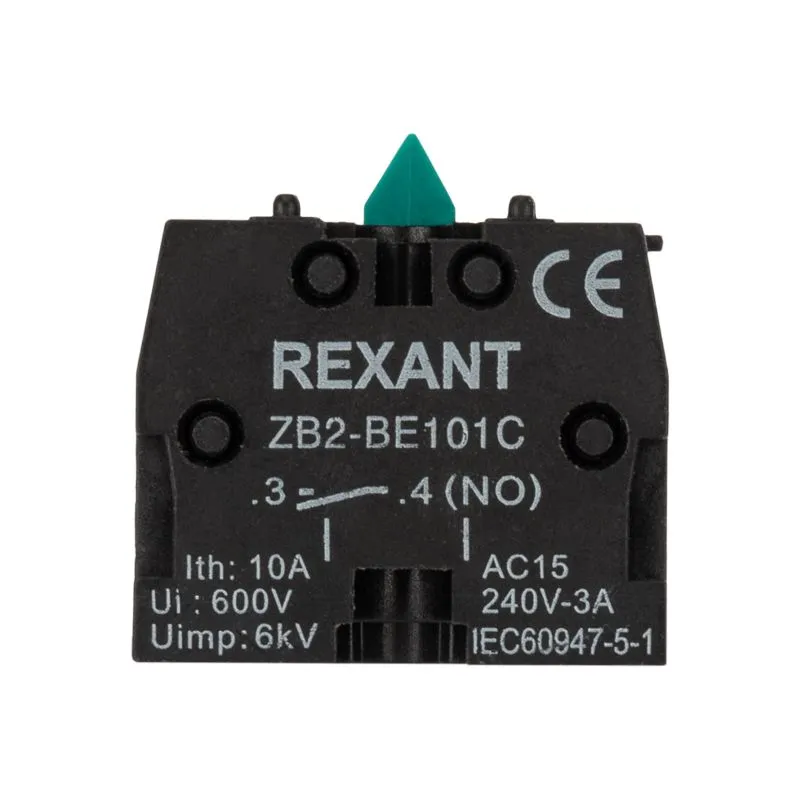 Контакт дополнительный XB-2 NО зеленый - Фото 2