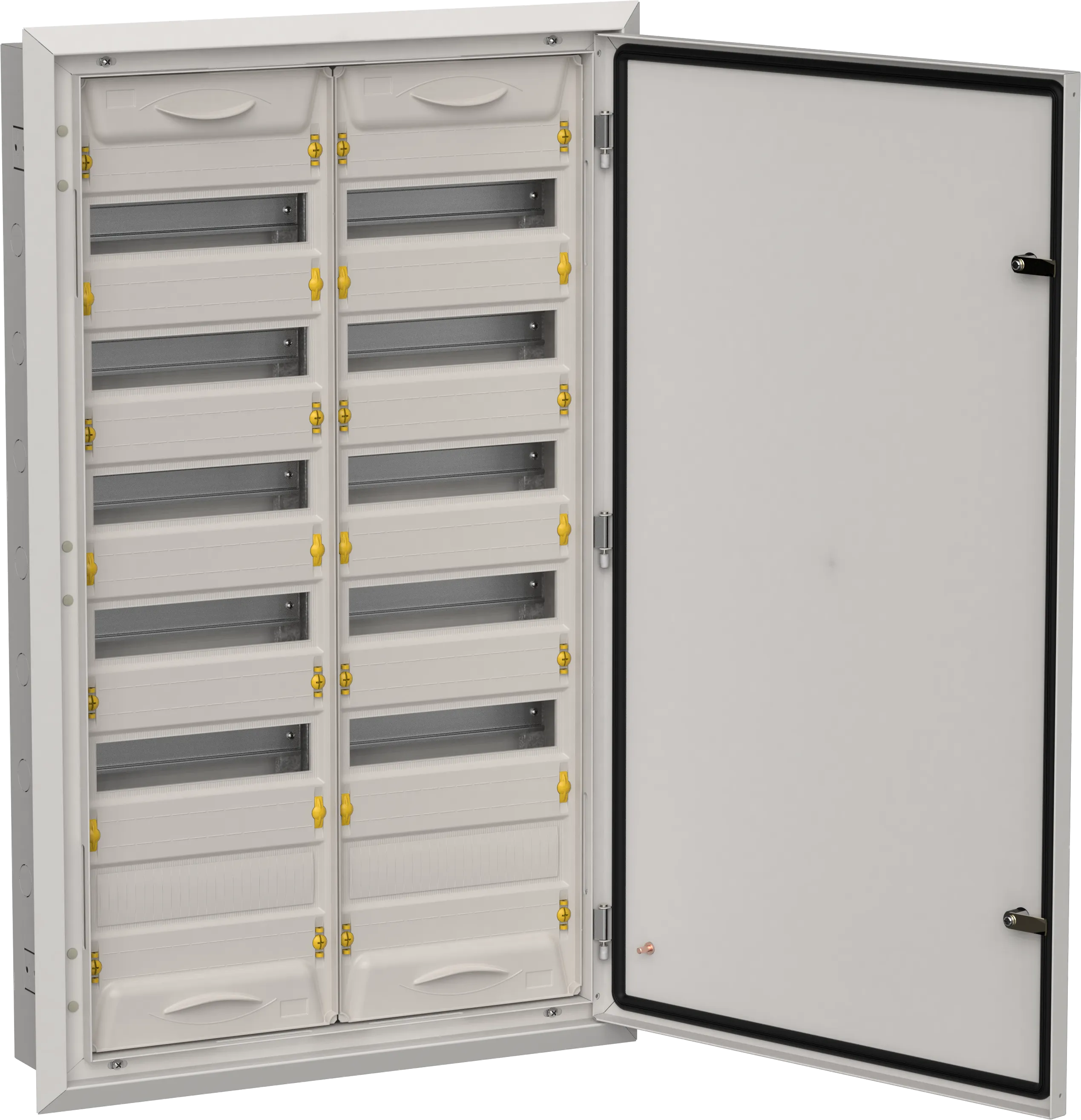 TITAN 5 Корпус металлический ЩРв-144 (2х72) 1005х625х130мм IP31 серый (одна дверь) IEK