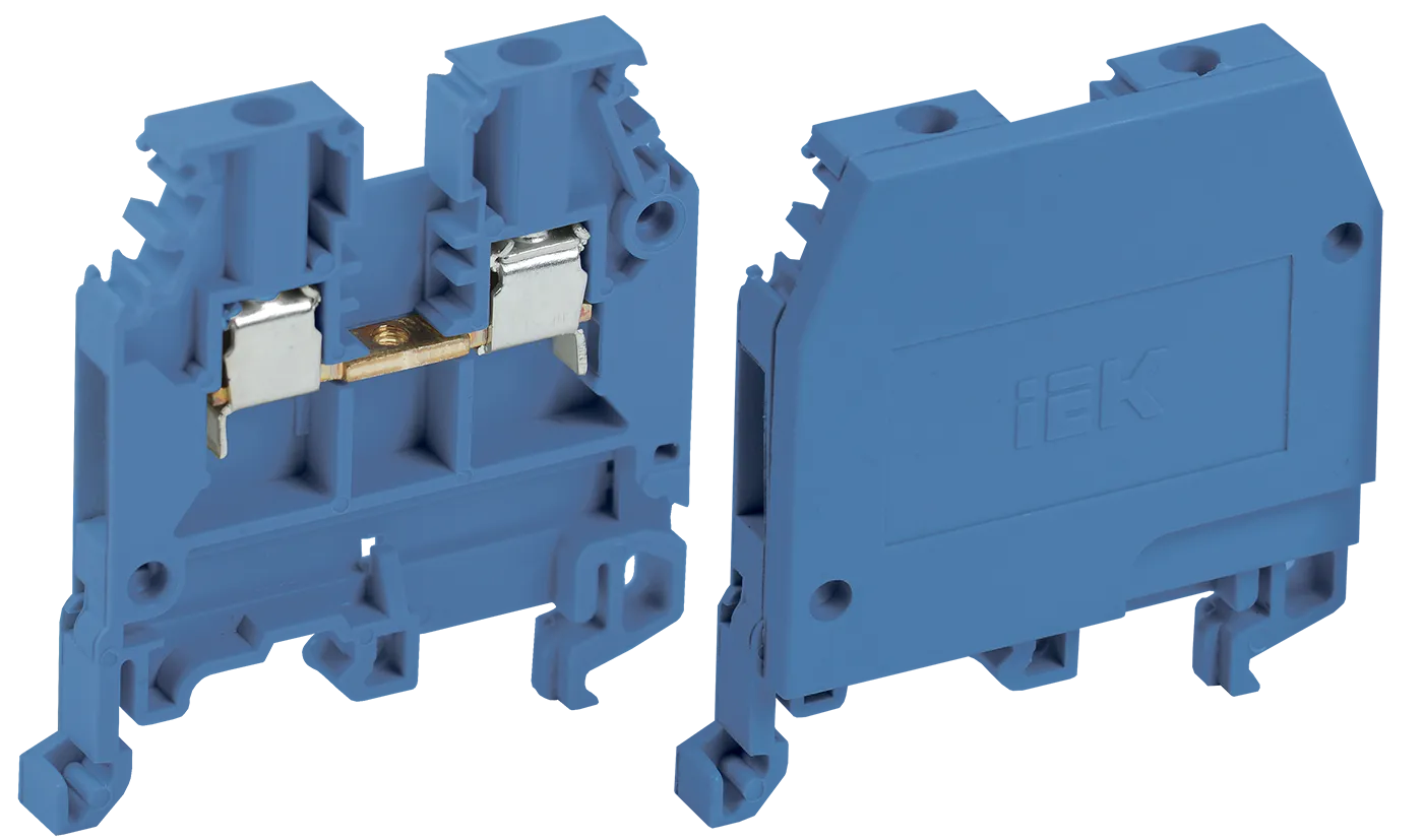 Зажим наборный ЗНИ-2,5мм2 (JXB24А) синий IEK