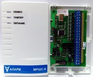 Модуль расширения шлейфов сигнализации МРШС-8 (используется с ППКО Аларм-11, -14, -15) ALA22