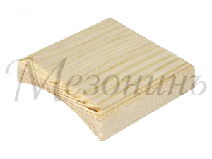Накладка "Классика"на оцилиндрованное бревно D200мм., 90х90х20мм., ТМ "МезонинЪ" GE70771-00 GE70771-00
