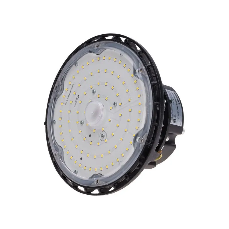 Светильник для высоких пролётов ДСП 01 100 Вт 6500 К IP65 10000 Лм черный REXANT 607-299