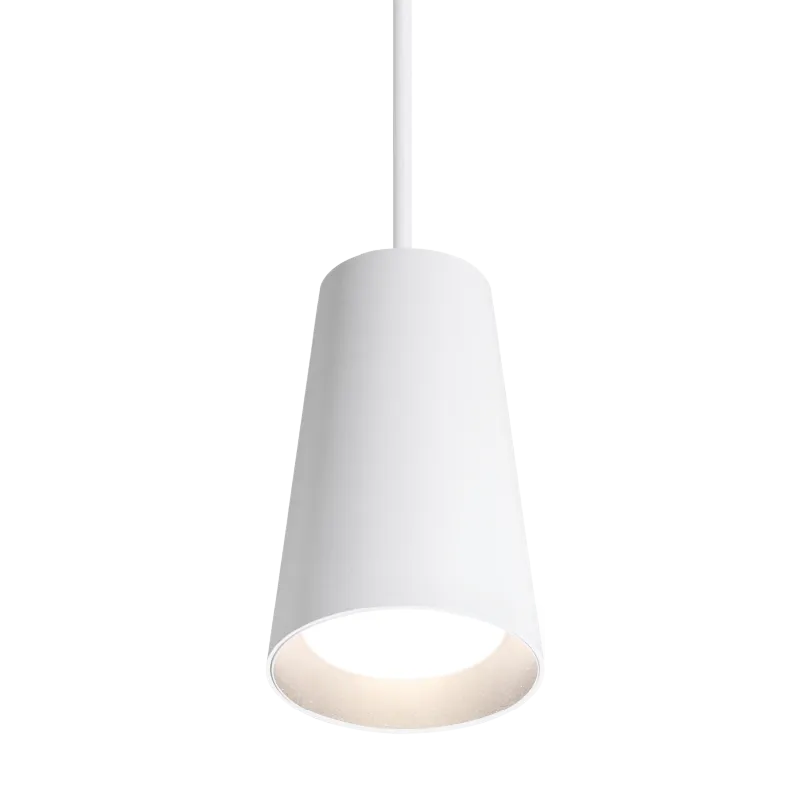 Подвесной светильник WOLTA WSL-GU10/P11W IP20 под лампу GU10 Белый CONO D70x110 1/40 - Фото 3