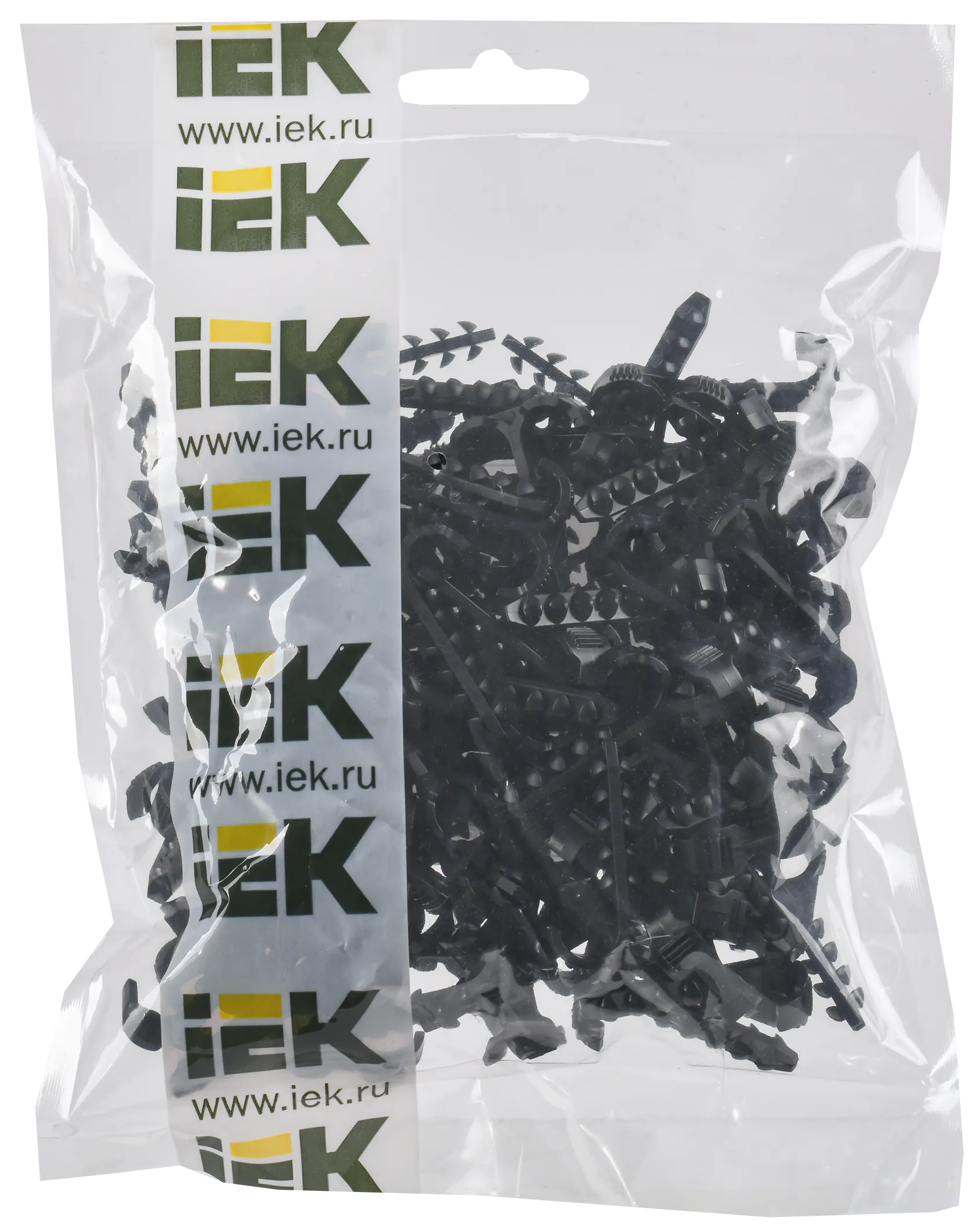 Дюбель-хомут Т-образный 4-12мм нейлон черный (100шт/упак) IEK - Фото 3
