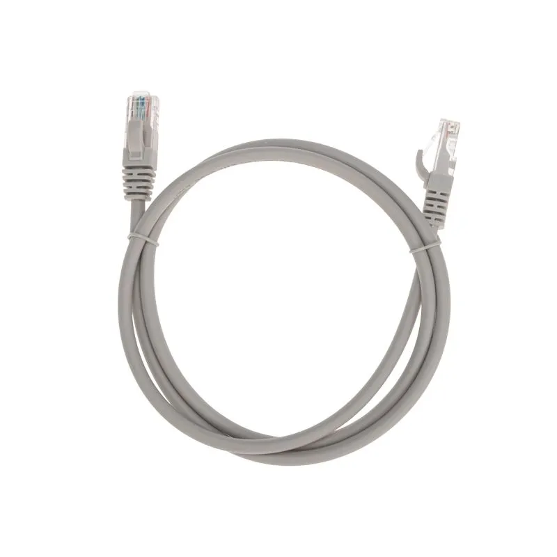 Патч-корд U/UTP, CAT 6, RJ45-RJ45, 26AWG, LSZH, серый, 1м REXANT