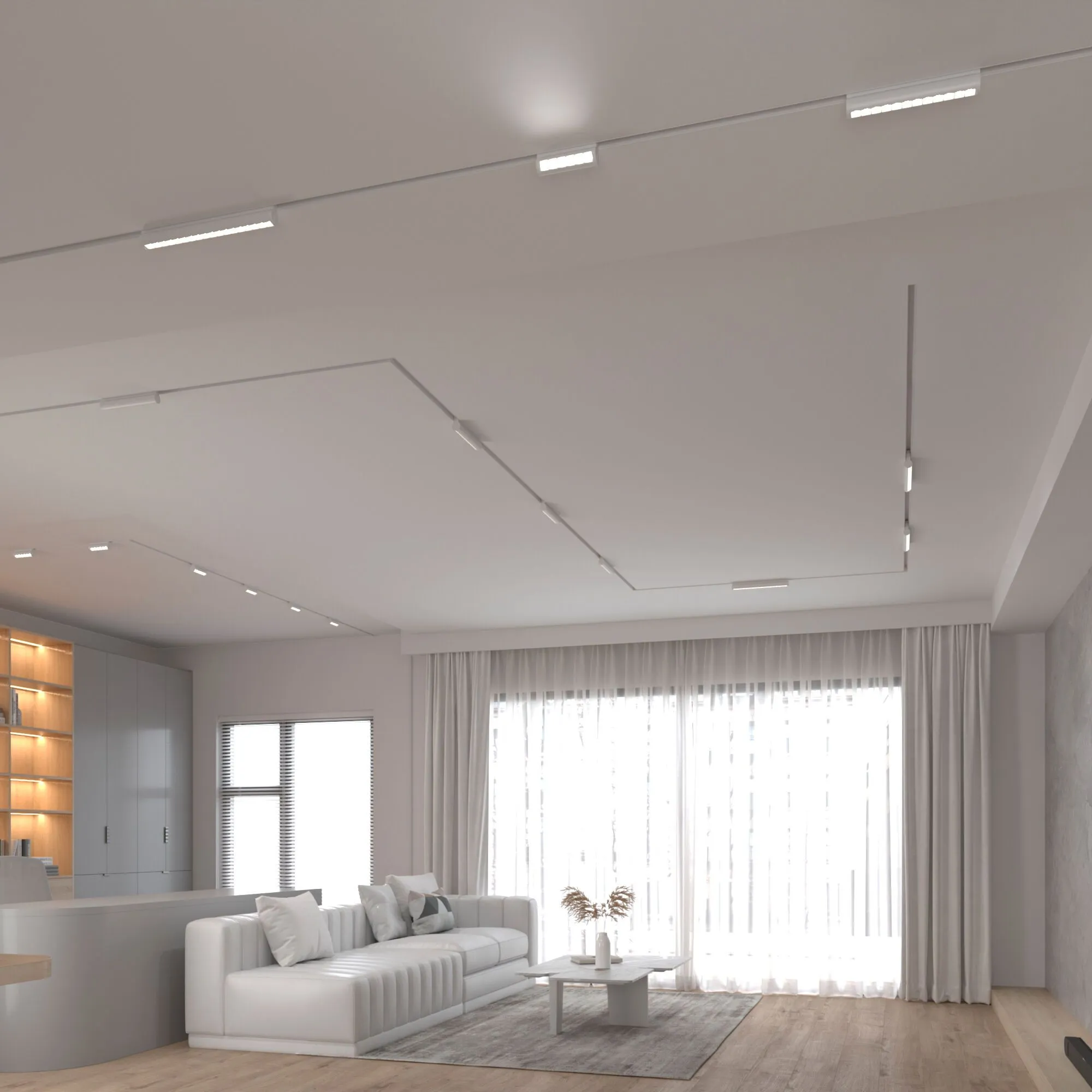 Slim Magnetic Трековый светильник 6W 4200K Alter (белый) 85048/01 Elektrostandard - Фото 3