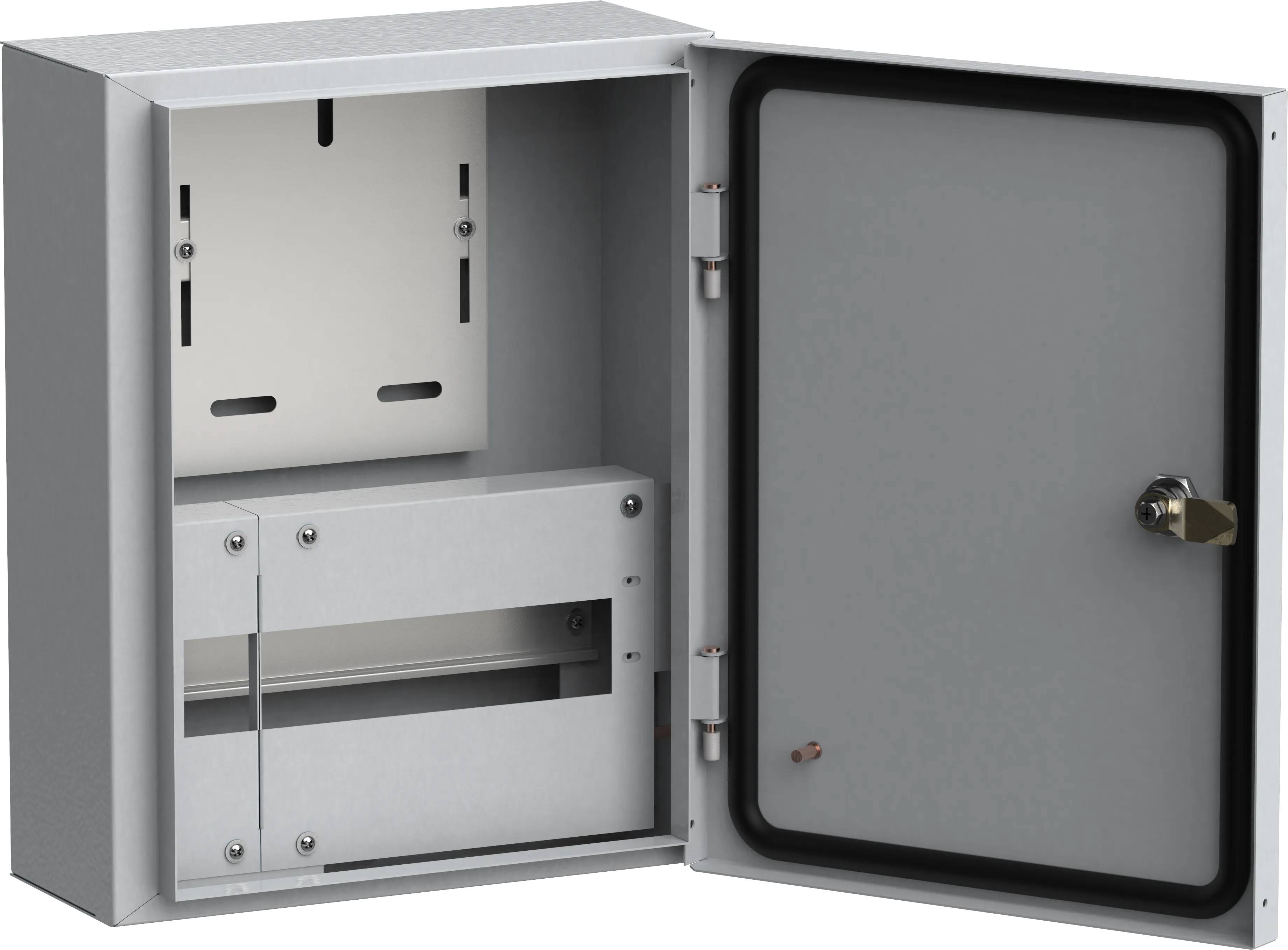 TITAN Корпус металлический ЩУРн-1/12 (395х310х145мм) IP54 без окна IEK