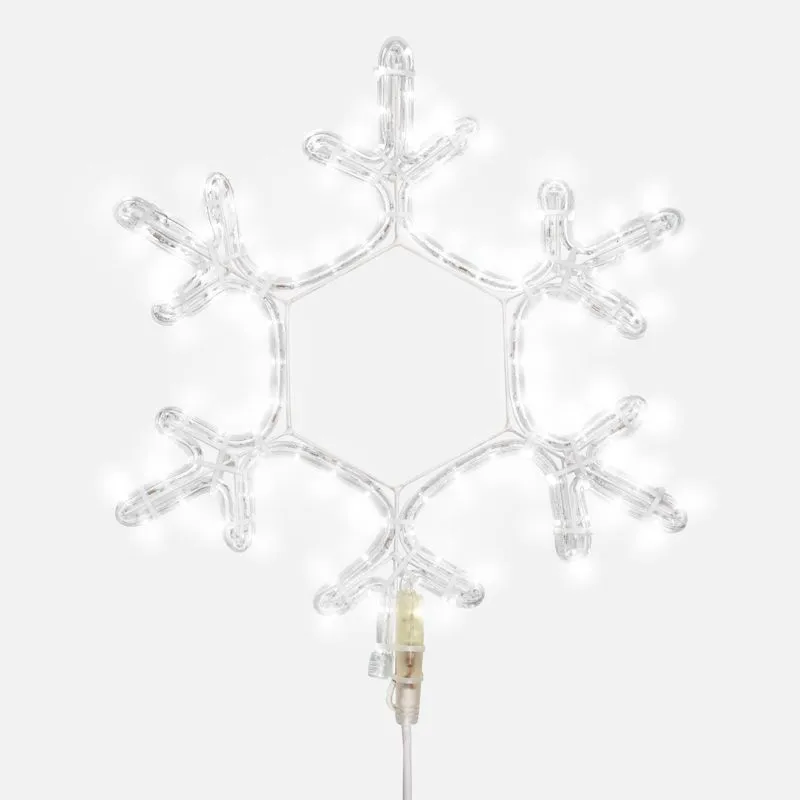 Фигура Снежинка цвет белый, размер 45x38 см NEON-NIGHT - Фото 3