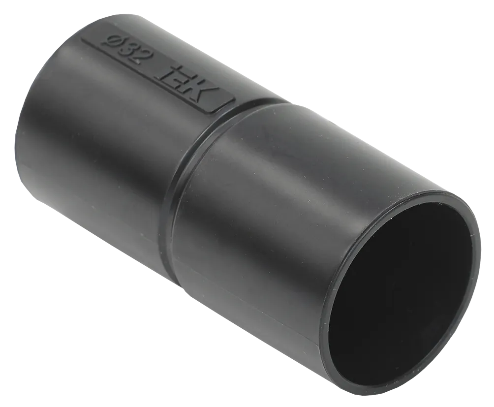 ELASTA Муфта труба-труба GI32G черная IEK