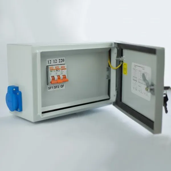 Ящик с понижающим трансформатором ЯТП 0.25 220/12В (2 авт. выкл.) IP54 DEKRON