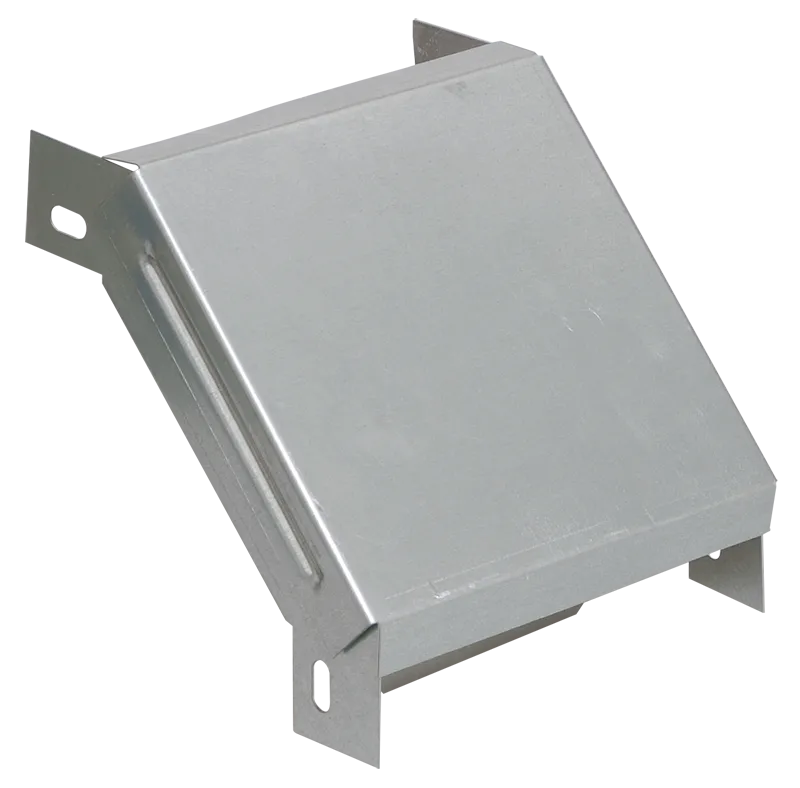 ESCA Поворот вертикальный внешний 90град 80х100мм RAL 9016 IEK