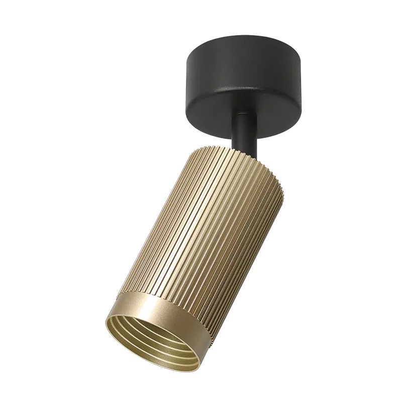 Накладной светильник WOLTA WSL-GU10/19SG-1 LUXOR под лампу GU10 Песочное золото D55x180