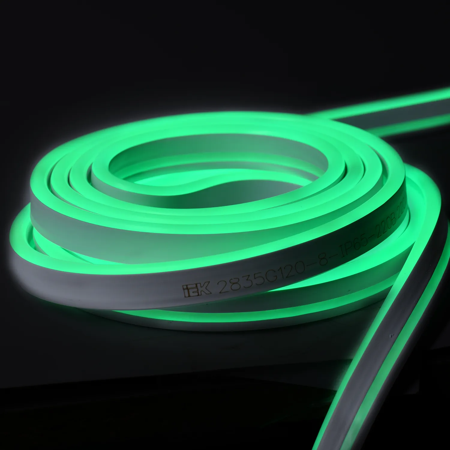 Комплект светодиодной подсветки "Неон" (лента LED 5м LSR5-2835G120-8-IP65-220В + драйвер) IEK LSR5-G-120-65-2-05-S0
