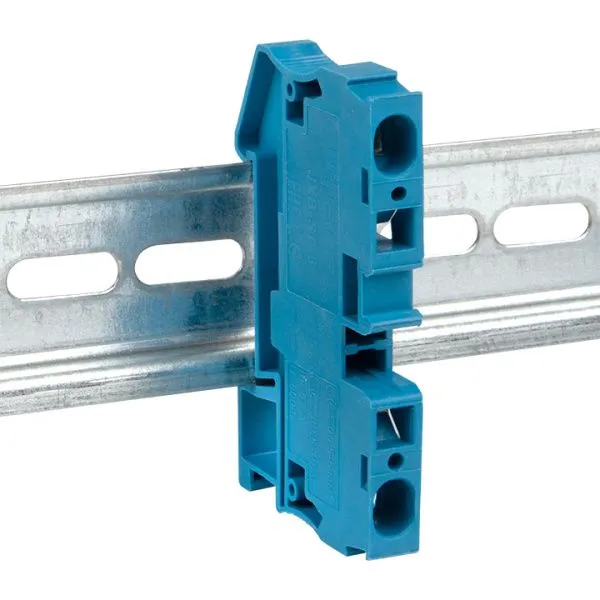 Колодка клеммная пружинная ST-6 57А синяя EKF - Фото 3