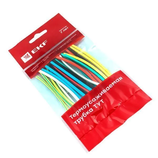 ТУТ нг 4/2 набор:7 цветов по 3шт. 100мм. EKF