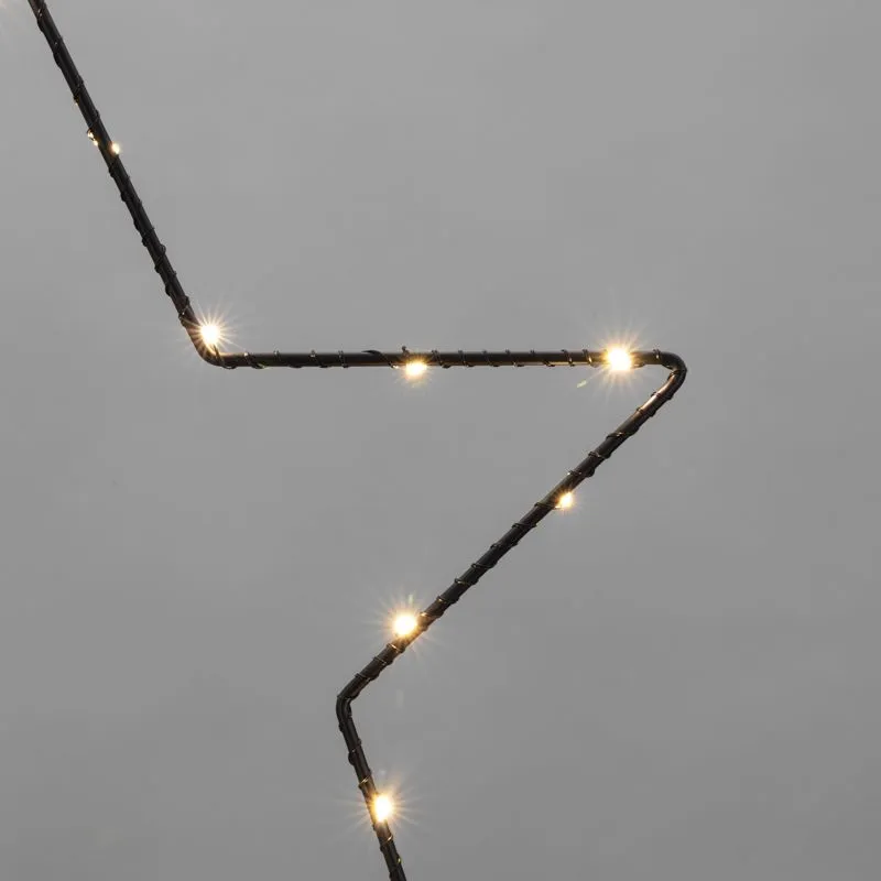 Светодиодная подвесная фигура Звезда на металлическом каркасе, цвет теплый белый NEON-NIGHT - Фото 2